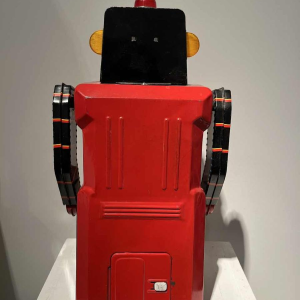 4 Masudaya robots from the "gang of five" Japan, ca 1950/60