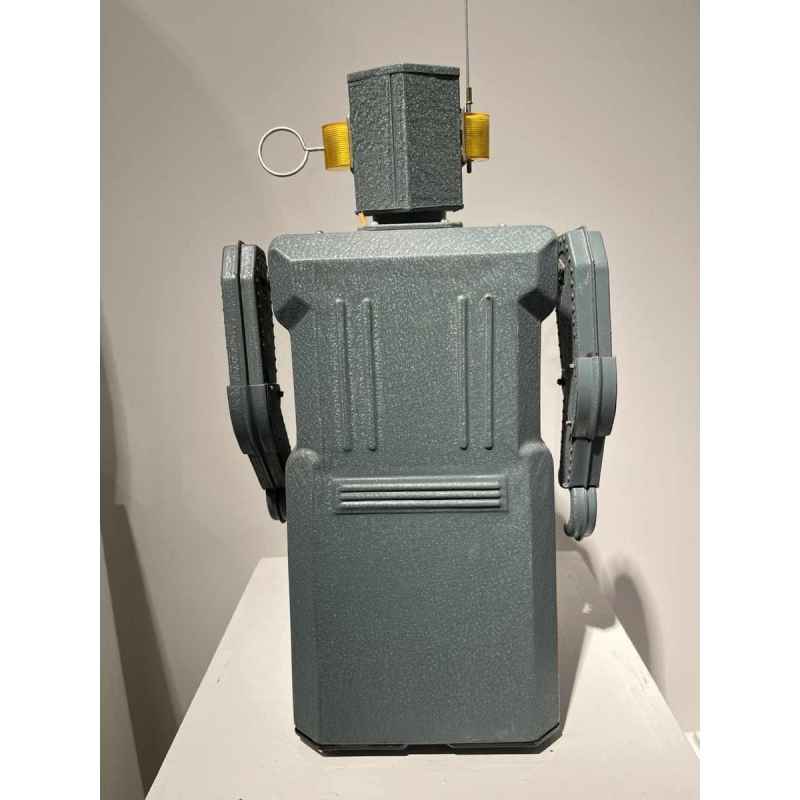 4 Masudaya robots van de "gang of five" Japan, ca 1950/60