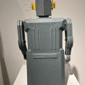 4 Masudaya robots van de "gang of five" Japan, ca 1950/60