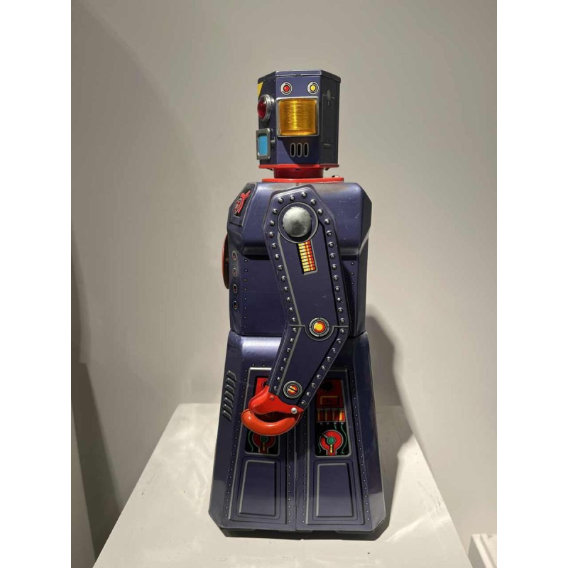 4 Masudaya robots from the "gang of five" Japan, ca 1950/60