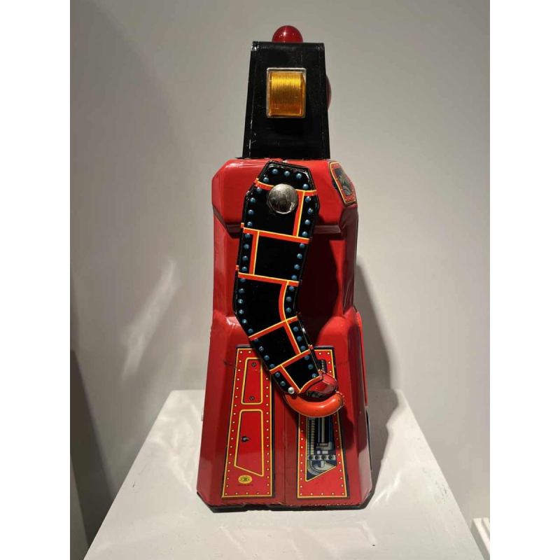 4 Masudaya robots from the "gang of five" Japan, ca 1950/60