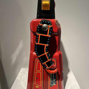 4 Masudaya robots from the "gang of five" Japan, ca 1950/60