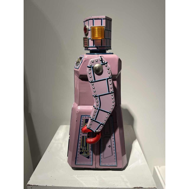 4 robots Masudaya du "gang of five" Japon, ca 1950/60