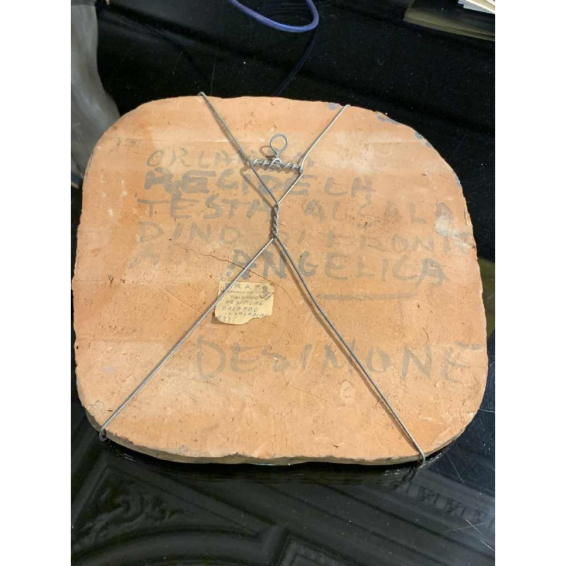 GIOVANNI DE SIMONE " Orlando il Saladino " Early Abstract Sicilian Pottery 1960s