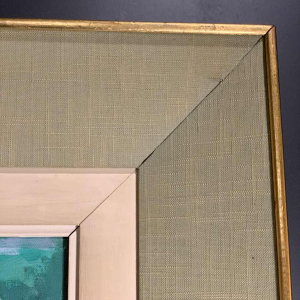 LUCIA LONGI, Tableau Portrait d'une jeune femme, Huile sur toile, ca 1950