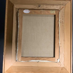 LUCIA LONGI, Tableau Portrait d'une jeune femme, Huile sur toile, ca 1950