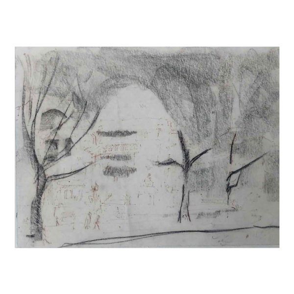 Roberto Matta “Barcelona”, tekening op papier 1991