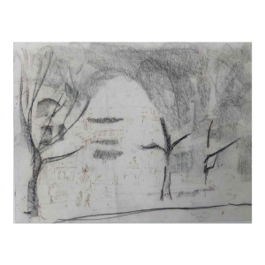 Roberto Matta “Barcelona”, tekening op papier 1991