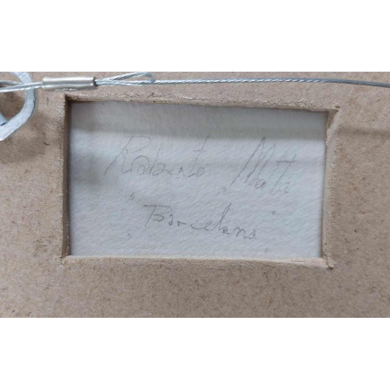 Roberto Matta “Barcelona“, dessin sur papier 1991