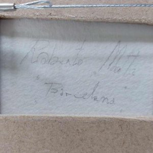 Roberto Matta ‘Barcelona’, drawing on paper 1991