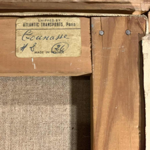 LUCIA LONGI, Painting Portrait of a young woman, Oil on canvas, ca 1950