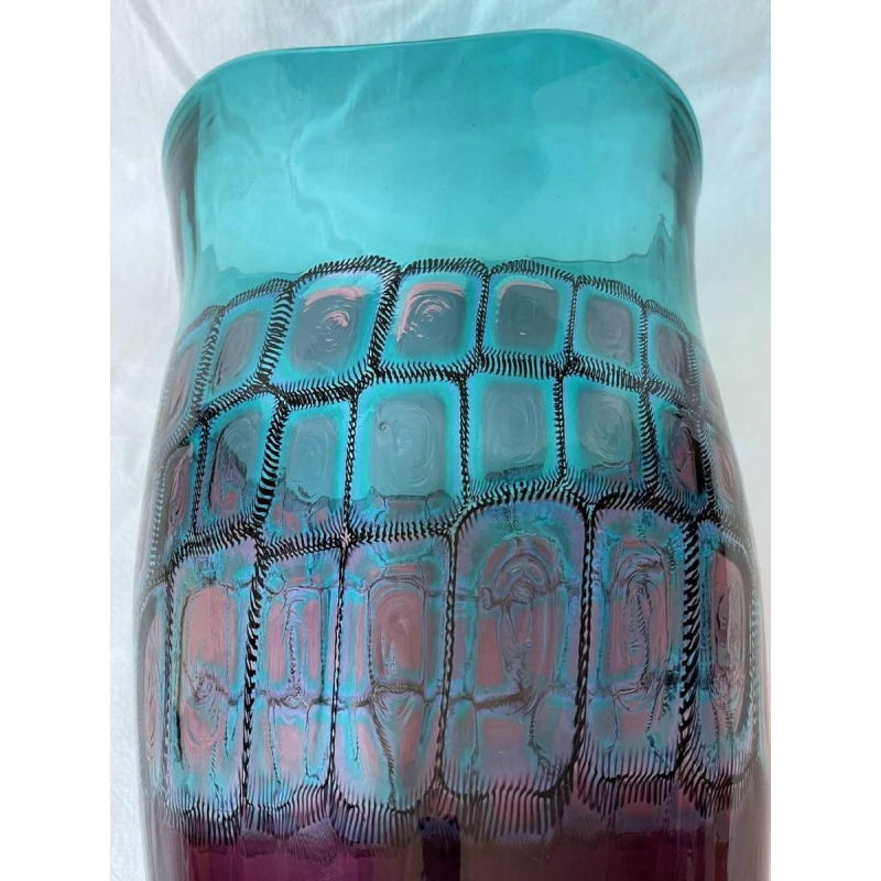 Adriano Della Valentina (1945-) Murano vase en verre