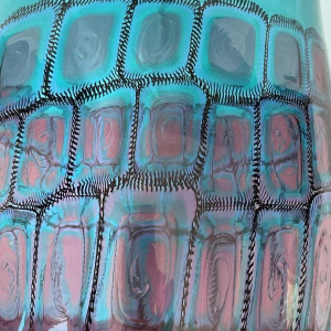 Adriano Della Valentina (1945-) Murano vase en verre