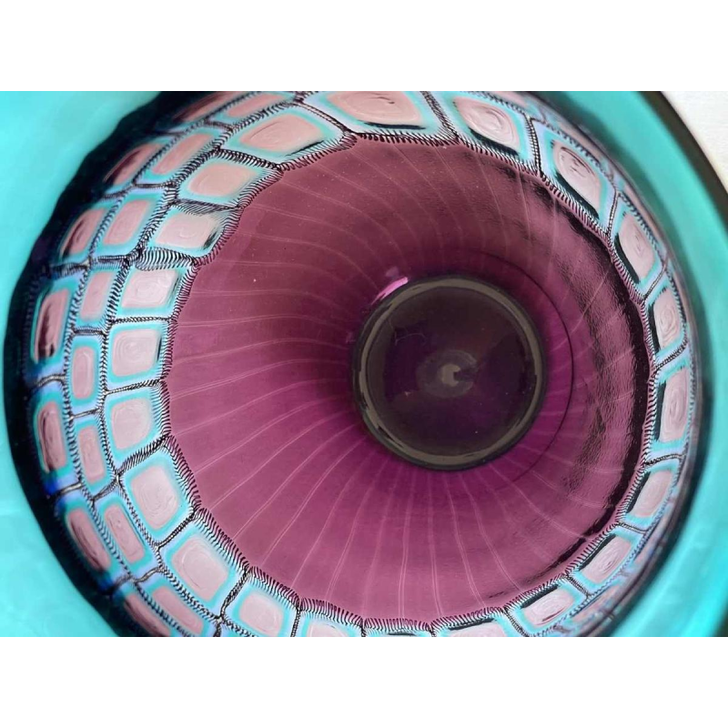 Adriano Della Valentina (1945-) Murano vase en verre