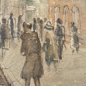 Aquarelle « München » (Munich) de Martin FREY (1907-1991)