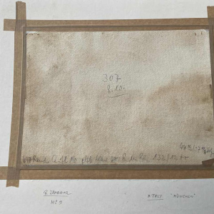 Aquarelle « München » (Munich) de Martin FREY (1907-1991)