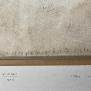 Watercolor “München” (Munich) by Martin FREY (1907-1991)