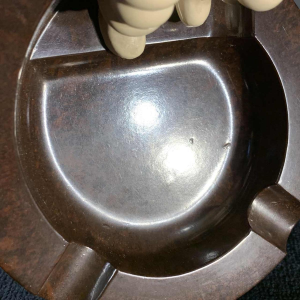 MICHELIN BIBENDOM (England), Art Deco ashtray in BAKELITE, circa 1935
