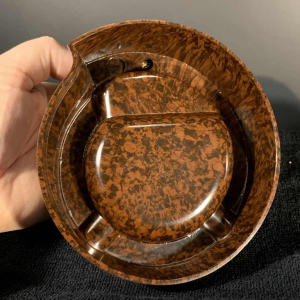 MICHELIN BIBENDOM (England), Art Deco ashtray in BAKELITE, circa 1935