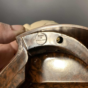 MICHELIN BIBENDOM ( Bonhomme ), cendrier Art Déco en BAKELITE, circa 1935