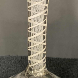 Verreries Zoude 18ème siècle Série de 6 verres verre inclusion filigrane spirale