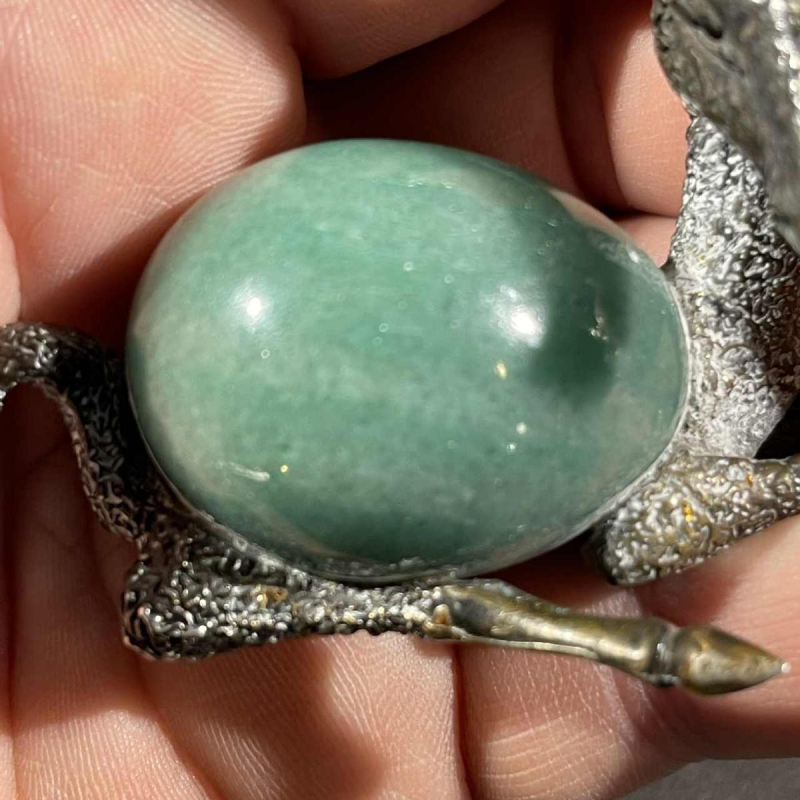 REGA, Arte del Quarzo, sculpture of a fawn, silvered bronze & quartz, ‘Glamour Seventies’ style 1960s