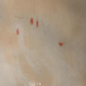 ROGER DE RUYCKE ' La Belle Corisande ' femme nue, gravure à l'aquatinte, 1950