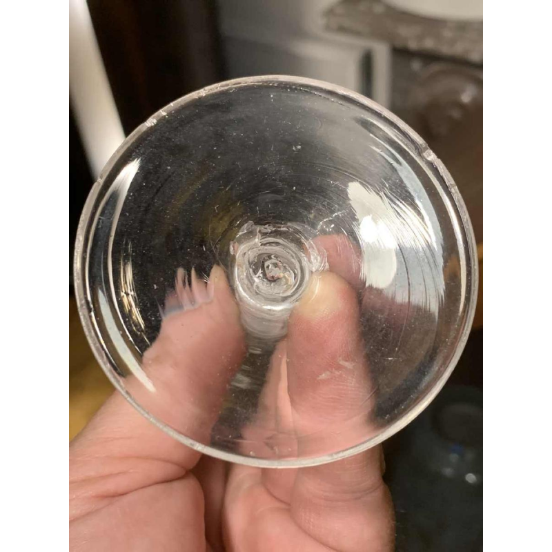 Verreries Zoude 18ème siècle Série de 6 verres verre inclusion filigrane spirale