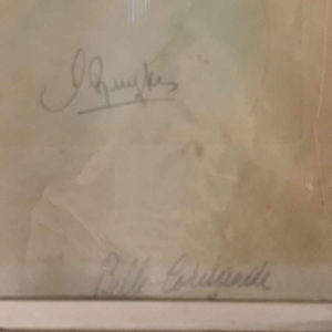 ROGER DE RUYCKE ' La Belle Corisande ' femme nue, gravure à l'aquatinte, 1950