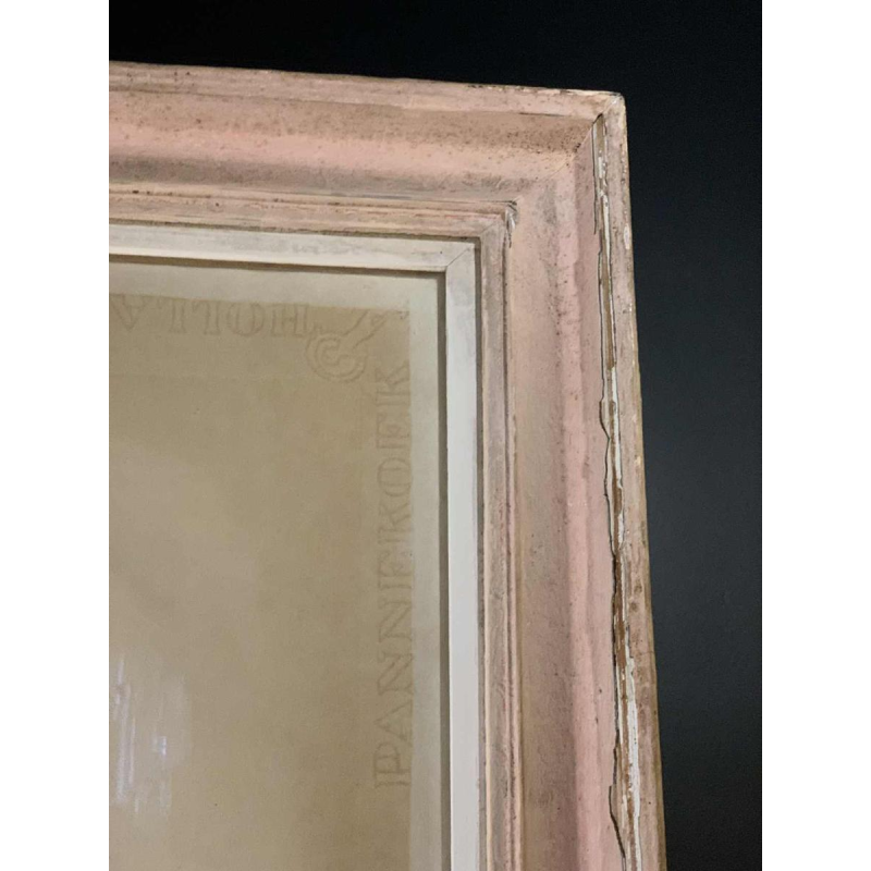 ROGER DE RUYCKE ' La Belle Corisande ' naakte vrouw, aquatint print, ca 1950