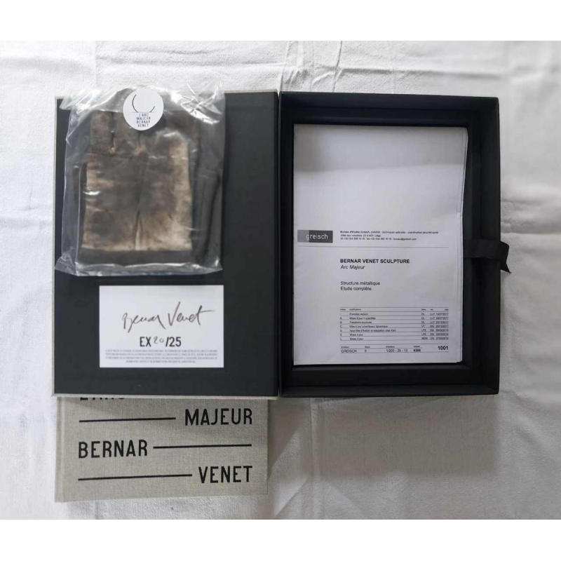 Bernar Venet “Coffret de l'Arc Majeur“ ex 20/25, 2019