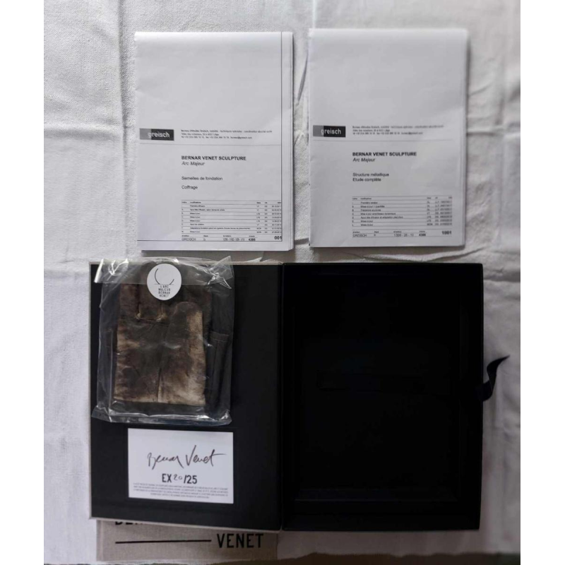 Bernar Venet “Coffret de l'Arc Majeur“ ex 20/25, 2019