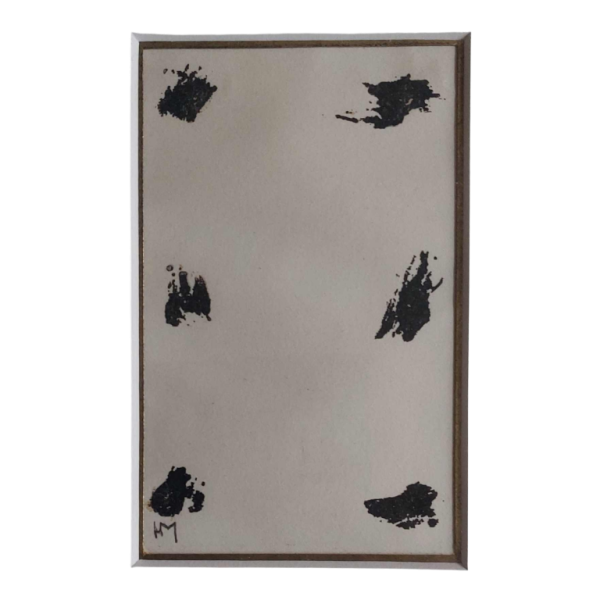 Henri Michaux, abstract work on paper