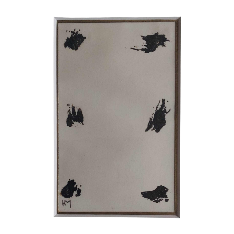 Henri Michaux, abstract werk op papier