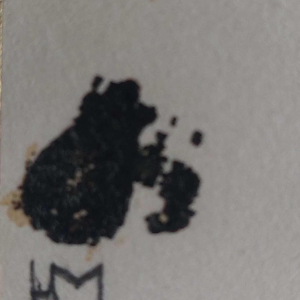 Henri Michaux, abstract work on paper