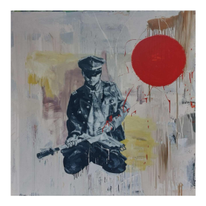 David Pirotte ‘Mishima’ painting oil on canvas, 2013