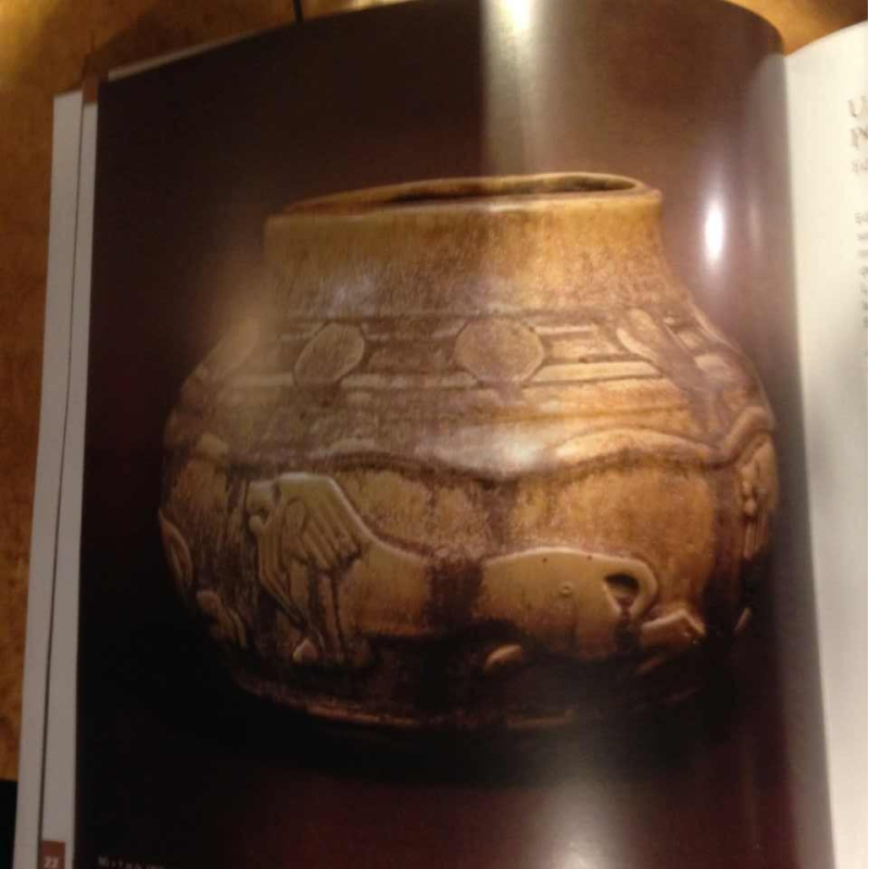 Roger Guérin, rare vase aux lions, art déco, grès de Bouffioulx, circa 1930