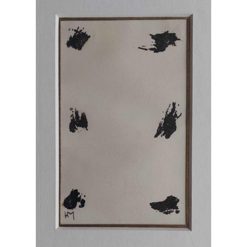 Henri Michaux, abstract work on paper