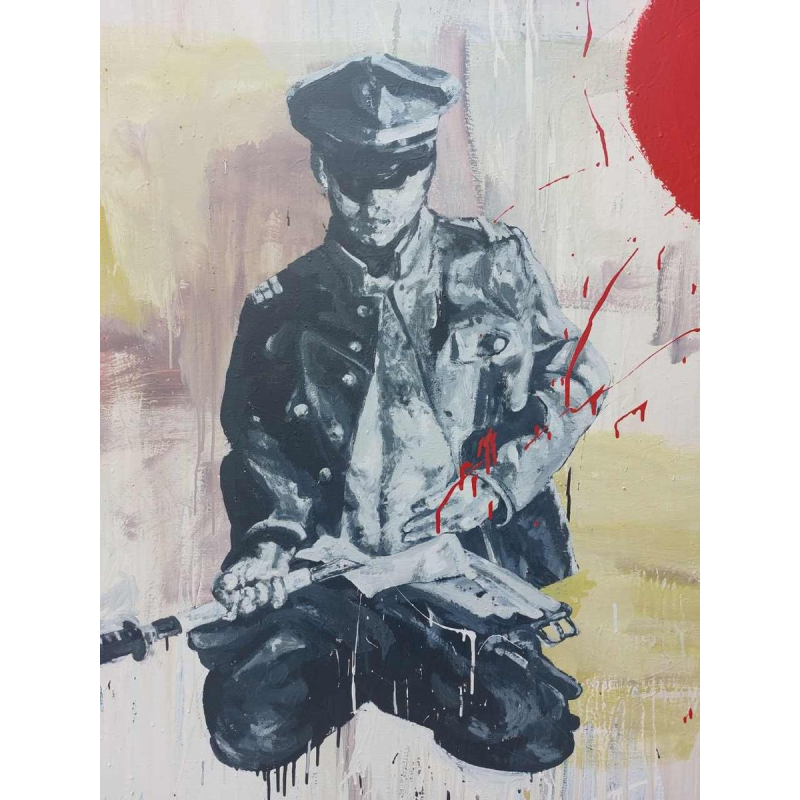 David Pirotte ‘Mishima’ painting oil on canvas, 2013