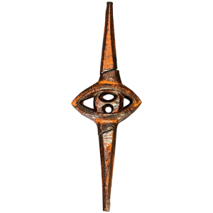 Vandeweghe Perignem Amphora, Brutalistische Abstracte Keramische Wandsculptuur