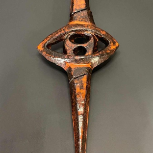 Vandeweghe Perignem Amphora, Brutalistische Abstracte Keramische Wandsculptuur