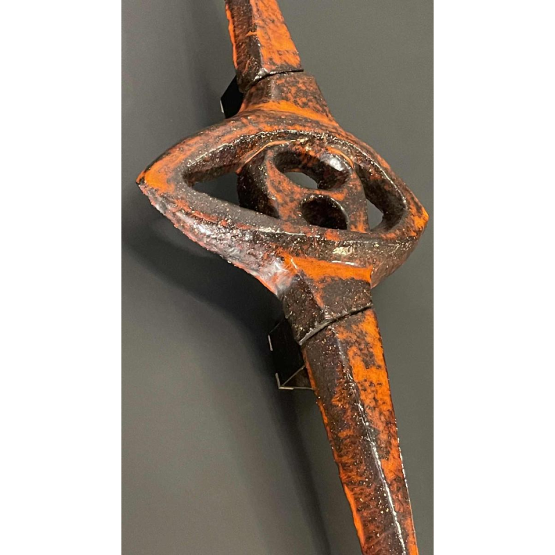 Vandeweghe Perignem Amphora, Brutalistische Abstracte Keramische Wandsculptuur