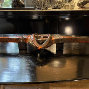 Vandeweghe Perignem Amphora, Brutalist Abstract Ceramic Wall Sculpture, ca 1970