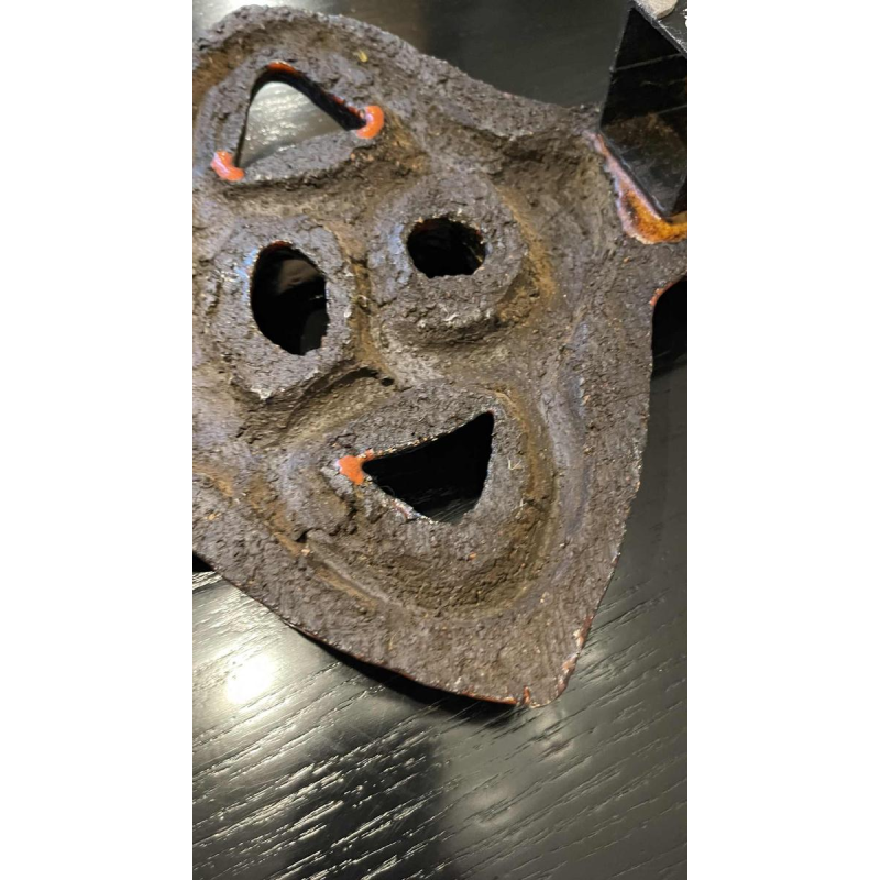 Vandeweghe Perignem Amphora, Brutalistische Abstracte Keramische Wandsculptuur