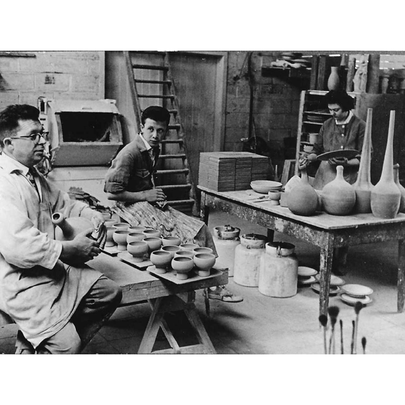 Vandeweghe Perignem Amphora, Brutalistische Abstracte Keramische Wandsculptuur