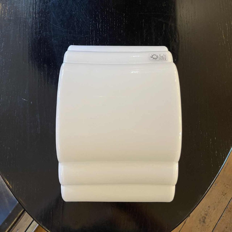 Kazuhide Takahama (attr) voor Leucos, plafondlamp wandlamp opaline glas, 1980s