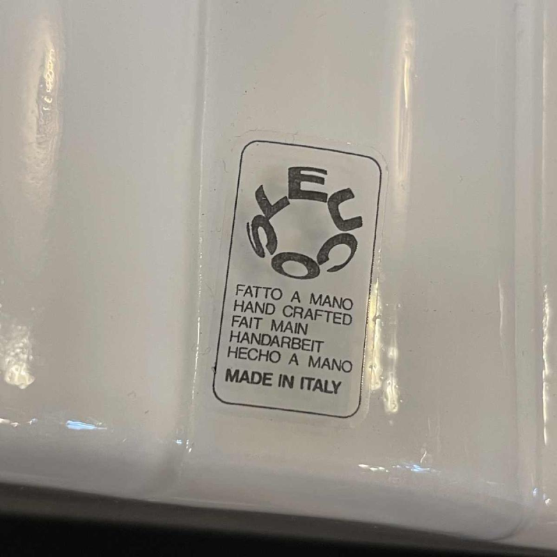 Kazuhide Takahama (attr) voor Leucos, plafondlamp wandlamp opaline glas, 1980s