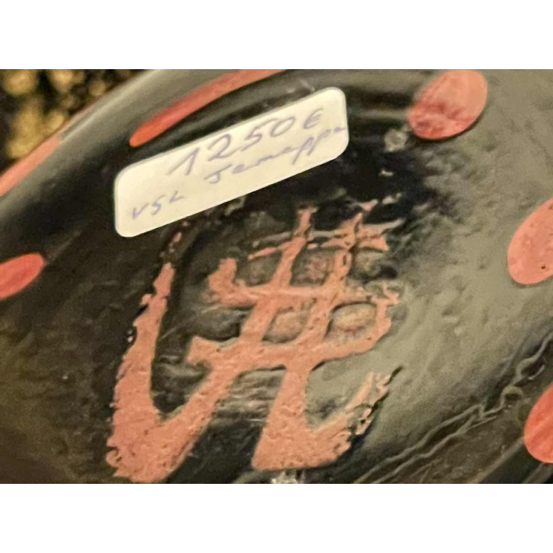 Val Saint Lambert vase soliflore « Oignon de Jemeppe »