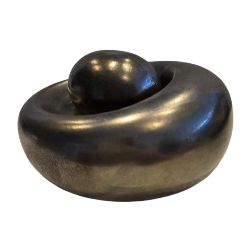 Annie Palisot, sculpture moderniste en céramique émaillée, ca 1970