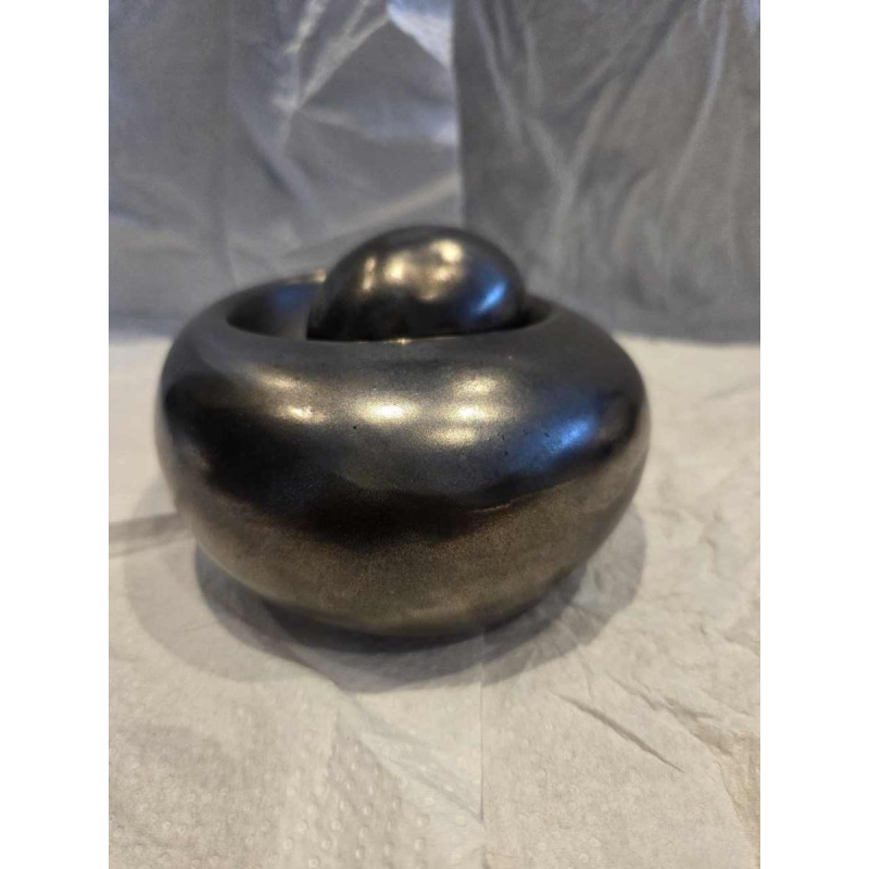 Annie Palisot, modernist glazed ceramic sculpture, ca 1970